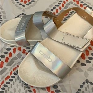 Bebe Velcro Strap Sandals